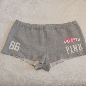 Vintage Y2K PINK Victoria's Secret Gray Lounge Shorts